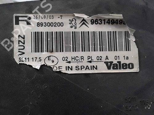 Right headlight CITROËN XSARA PICASSO (N68) 1.8 16V | BP25182816C29 