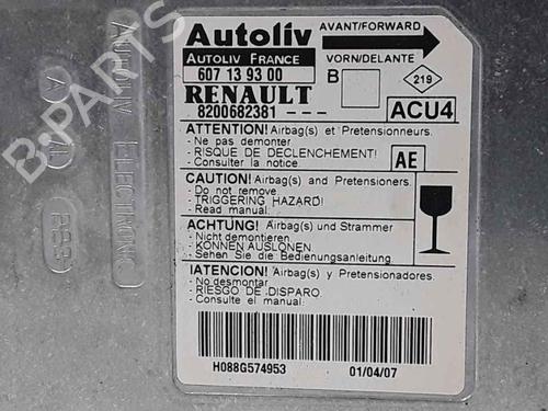 Kollisjonspute styreenhet RENAULT MEGANE II (BM0/1_, CM0/1_) 1.5 dCi (BM1F, CM1F) | BP25162259M53 