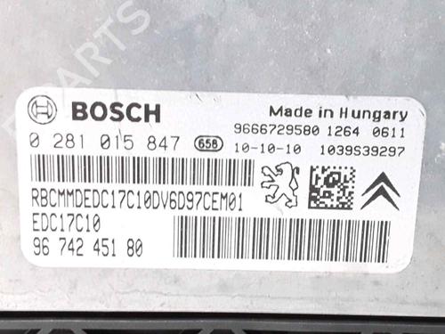 Engine control unit (ECU) CITROËN C3 Picasso (SH_) 1.6 HDI 90 | BP25194859M57 