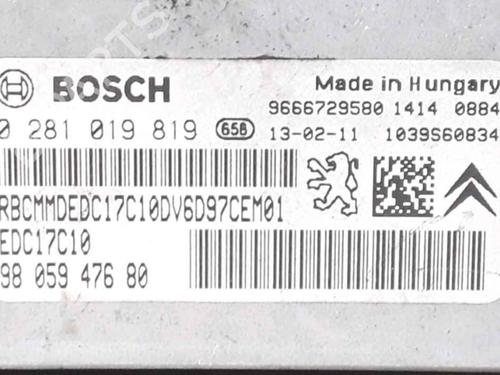 Electronic module CITROËN DS3 (SA_) 1.6 HDi 90 | BP25195426M83