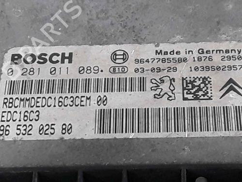 Engine control unit (ECU) PEUGEOT 206 Van 1.4 HDi | BP25195471M57 