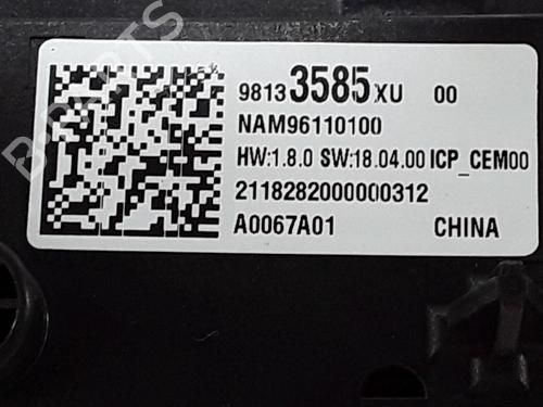 Switch PEUGEOT 508 II (FB_, FH_, F3_) 1.5 BlueHDI 130 (FBYHZJ, FBYHZR) | BP39624341I30 - Image 2