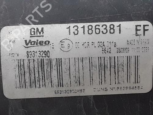 Left headlight OPEL CORSA D (S07) 1.3 CDTI (L08, L68) | BP30521292C28