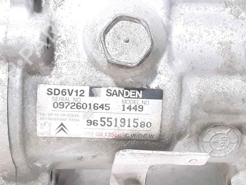 AC compressor PEUGEOT 206 Hatchback (2A/C) 1.4 HDi eco 70 | BP25161506M34 