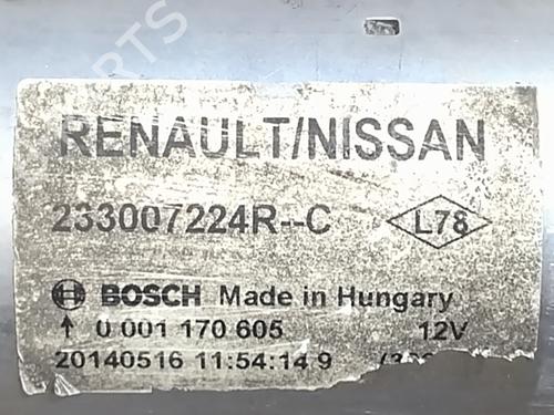 Starter RENAULT MEGANE III Hatchback (BZ0/1_, B3_) 1.5 dCi (BZ09, BZ0D, BZ1W, BZ29, BZ14) | BP37092526M8 - Image 2