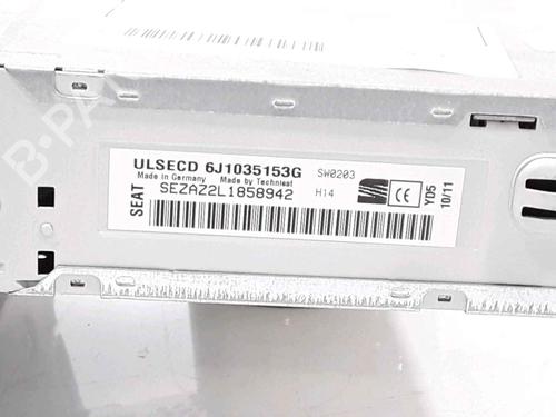 Radio SEAT IBIZA IV (6J5, 6P1) 1.2 TDI | BP25189386E6 