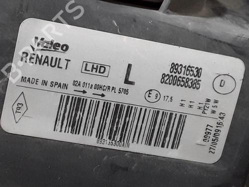 Left headlight RENAULT MODUS / GRAND MODUS (F/JP0_) 1.5 dCi (FP0F, JP0F) | BP30796755C28