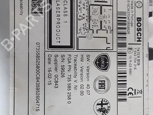 Radio FIAT 500 (312_) 1.2 (312AXA1A) | BP25190177E6