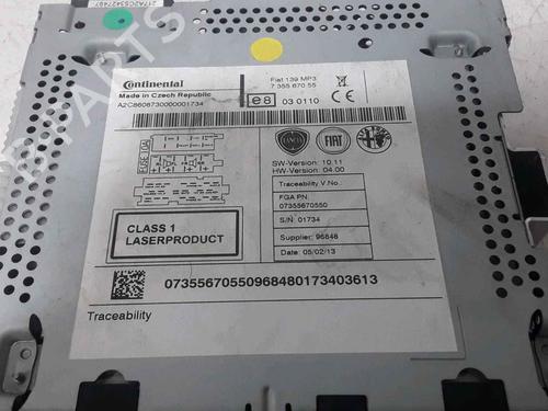Radio FIAT PANDA (312_, 319_) 1.2 (312PXA1A) | BP25189666E6 