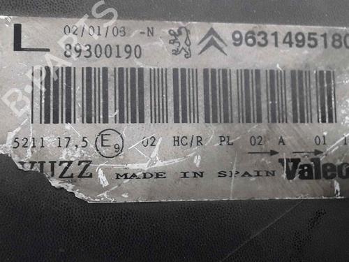 Left headlight CITROËN XSARA PICASSO (N68) 2.0 HDi | BP25181813C28 