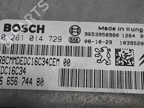 Engine control unit (ECU) CITROËN C4 Picasso I MPV (UD_) 1.6 HDi | BP25195142M57 