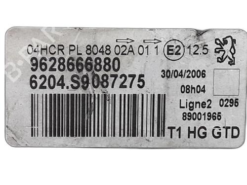 Left headlight PEUGEOT 206 Hatchback (2A/C) 1.4 i | BP29756510C28 