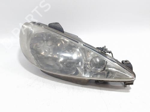 Used Right headlight Right headlight PEUGEOT 206 Hatchback (2A/C) 2.0 HDI 90 (90 hp) 36207002 36207002