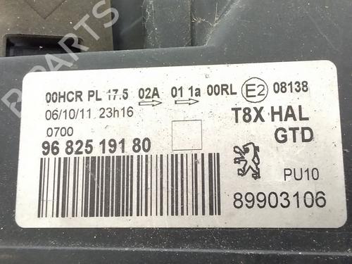 Left headlight PEUGEOT 3008 I MPV (0U_) 1.6 HDi | BP32398540C28