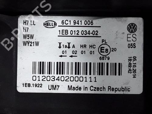 Lampa przednia prawa VW POLO V (6R1, 6C1) 1.2 TSI 16V | BP29901166C29