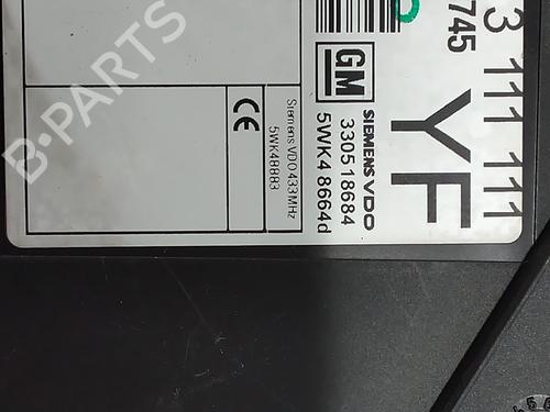 Used Electronic module Electronic module OPEL CORSA C (X01) 1.3 CDTI (F08, F68) (70 hp) 33858435 33858435