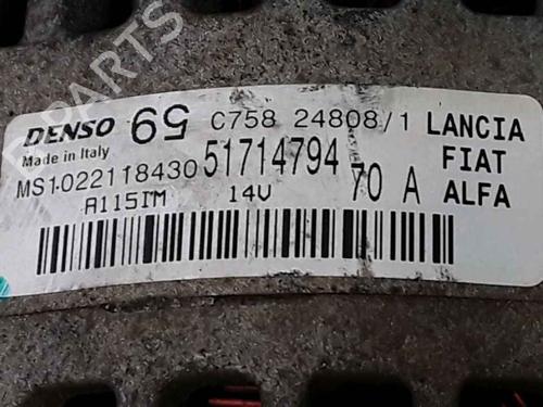 Alternator FIAT PUNTO (188_) 1.2 60 (188.030, .050, .130, .150, .230, .250) | BP25177116M7 