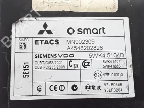 Module électronique SMART FORFOUR (454) 1.5 CDI (454.001) | BP25766563M83