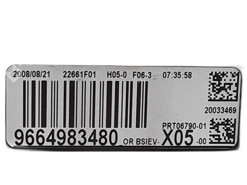 Electronic module PEUGEOT 207 SW (WK_) 1.6 HDi | BP29962171M83