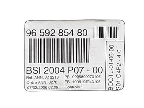 Electronic module CITROËN C3 I (FC_, FN_) 1.6 16V | BP29962183M83 