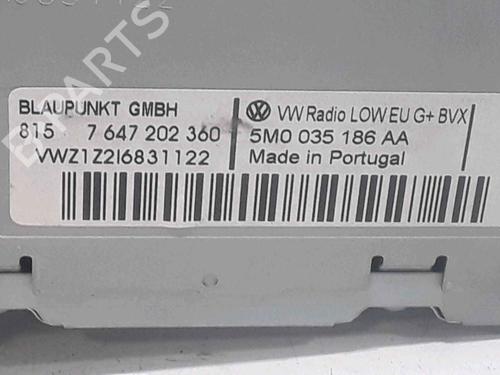 Radio VW POLO V (6R1, 6C1) 1.6 TDI | BP25189387E6 