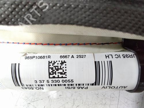 Left curtain airbag RENAULT SCÉNIC III (JZ0/1_) 1.5 dCi | BP29144220C11 