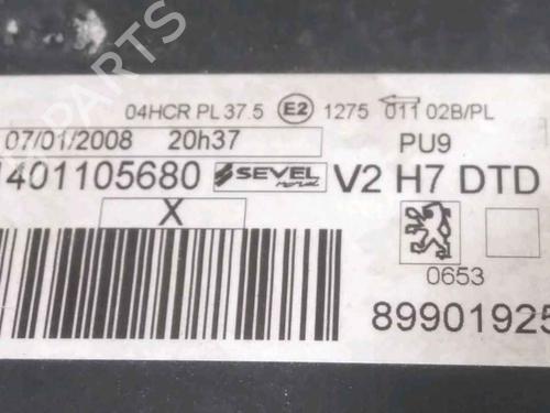 Right headlight PEUGEOT 807 (EB_) 2.2 HDi | BP25182977C29 