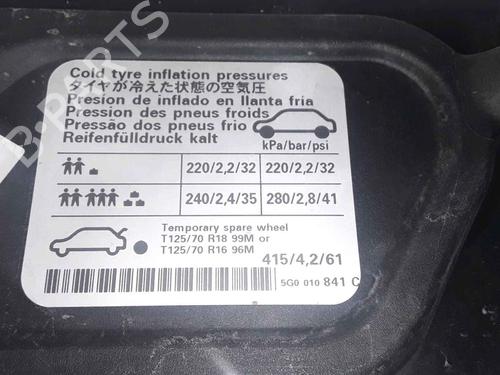 Fuel flap VW GOLF VII (5G1, BQ1, BE1, BE2) 1.6 TDI | BP25194014C131 