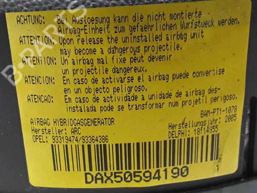 Driver airbag OPEL MERIVA A MPV (X03) 1.7 CDTI (E75) | BP25160347C9 