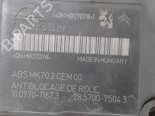 ABS pump CITROËN C3 II (SC_) 1.4 HDi 70 (SC8HZC, SC8HR0, SC8HP4) | BP25164502M43 