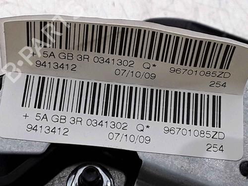 Driver airbag PEUGEOT 206+ (2L_, 2M_) 1.1 | BP25766956C9 