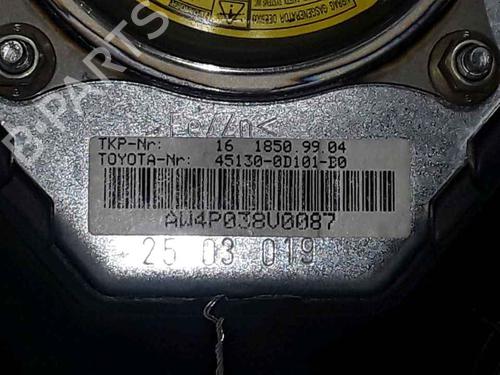 Driver airbag TOYOTA YARIS (_P1_) 1.0 (SCP10_, SCP10R) | BP25160256C9 