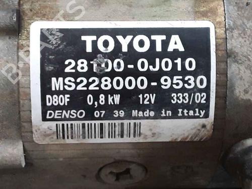 Starter TOYOTA YARIS (_P1_) 1.0 (SCP10_, SCP10R) | BP25178235M8 