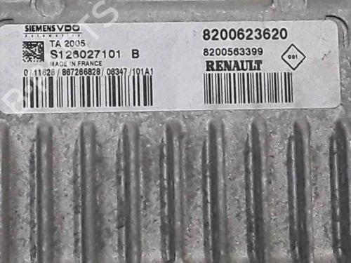 Engine control unit (ECU) RENAULT MEGANE II Coupé-Cabriolet (EM0/1_) 1.6 16V | BP25194725M57 