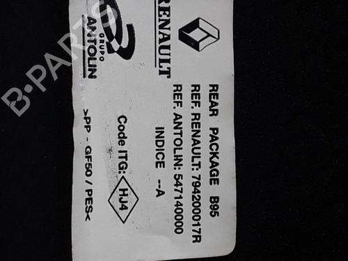 Rear parcel shelf RENAULT MEGANE III Hatchback (BZ0/1_, B3_) 1.5 dCi | BP29144201C85 