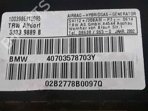 Left curtain airbag BMW X5 (E53) 3.0 d | BP25766267C11 