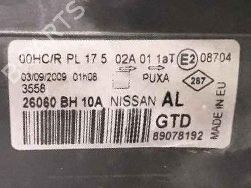 Left headlight NISSAN NOTE (E11, NE11) 1.5 dCi | BP25182063C28 - Image 2