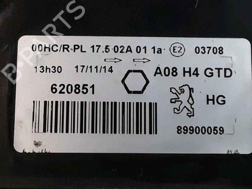 Left headlight PEUGEOT 1007 (KM_) 1.4 | BP25765966C28 