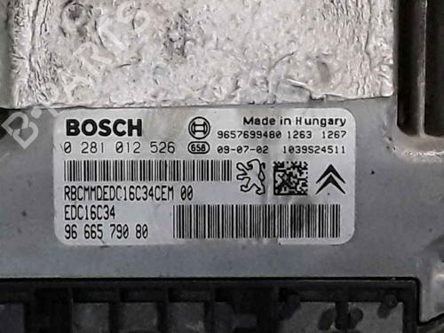Engine control unit (ECU) PEUGEOT 206 Hatchback (2A/C)  | BP25766354M57 