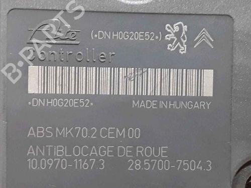 ABS pump CITROËN C3 II (SC_) 1.4 HDi 70 (SC8HZC, SC8HR0, SC8HP4) | BP25165752M43 