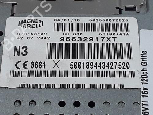 Radio PEUGEOT 207 (WA_, WC_) 1.6 16V VTi | BP25190182E6 