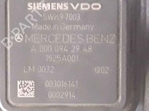 Mass air flow sensor MERCEDES-BENZ B-CLASS Sports Tourer (W245) B 200 CDI (245.208) | BP25180610M95 