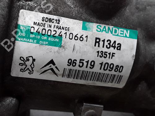 AC compressor CITROËN C3 II (SC_) 1.4 HDi 70 (SC8HZC, SC8HR0, SC8HP4) | BP31178731M34