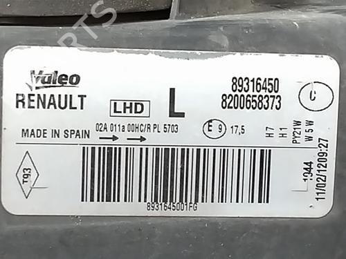 Left headlight RENAULT MODUS / GRAND MODUS (F/JP0_) 1.2 (JP0C, JP0K, FP0C, FP0K, FP0P, JP0P, JP0T) | BP36379216C28 - Image 2