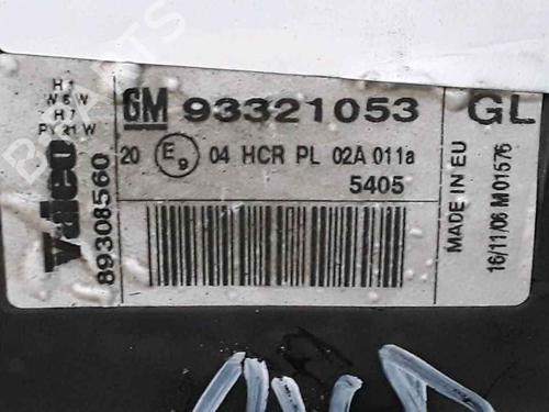 right-headlight-opel-meriva-a-mpv-x03-2003-2004-2005-2006-2007-2008-2009-2010-25182880 main image