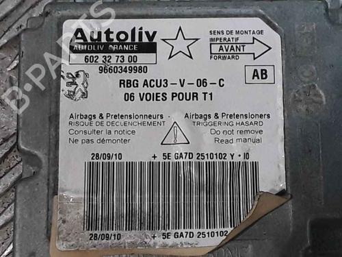Kollisjonspute styreenhet PEUGEOT 206 Hatchback (2A/C)  | BP25766080M53 