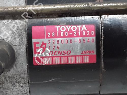 Starter TOYOTA YARIS (_P1_) 1.3 (NCP10, SCP12_) | BP30865723M8