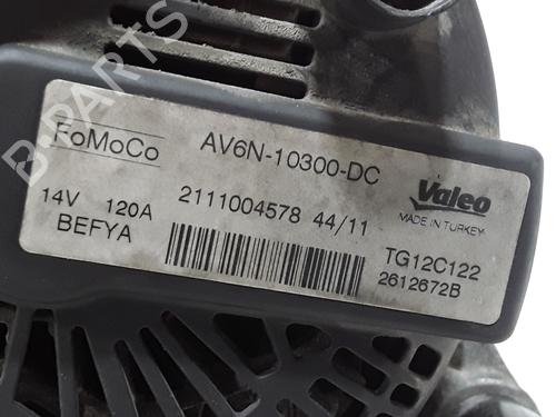 Alternator FORD FIESTA VI (CB1, CCN) 1.6 TDCi | BP31178711M7