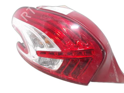 Used Left taillight PEUGEOT 208 I (CA_, CC_) 1.6 HDi (92 hp) 25187682