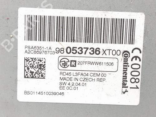 Bilradio CITROËN C3 II (SC_) 1.2 VTi 82 | BP32376099E6